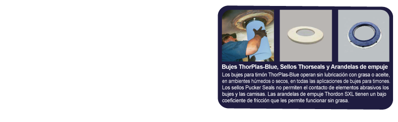 Bujes, Sellos y Arandelas Thordon